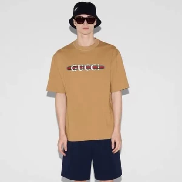 구찌 남성 라운드 반팔티 - Gucci Mens Round Tshirt - guc13490… - 1