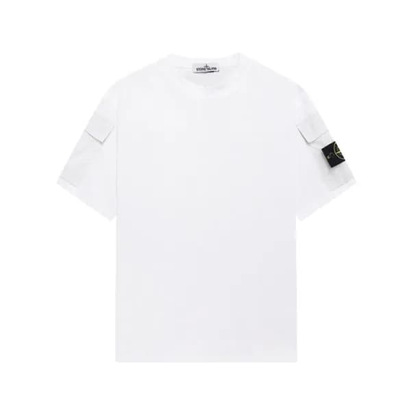 스톤아일랜드 남성 라운드 반팔 티셔츠 - Stone Island Mens Round Tsh… - 1
