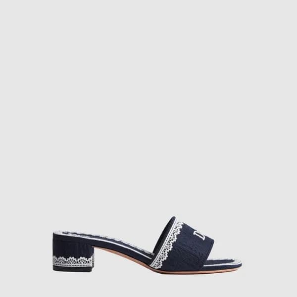 디올 여성 덴텔 뮬 힐 - Dior Womens Dentelle Mule Heels - d… - 1