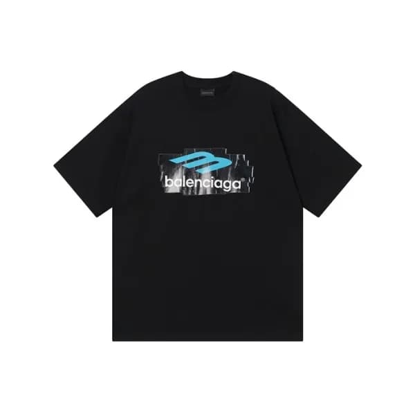 발렌시아가 남성 라운드 반팔 티셔츠 - Balenciaga Mens Round Tshirt… - 1