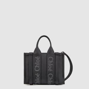 끌로에 여성 우디 스트랩 토트 백 스몰 - Chloe Womens Woody Strap T…