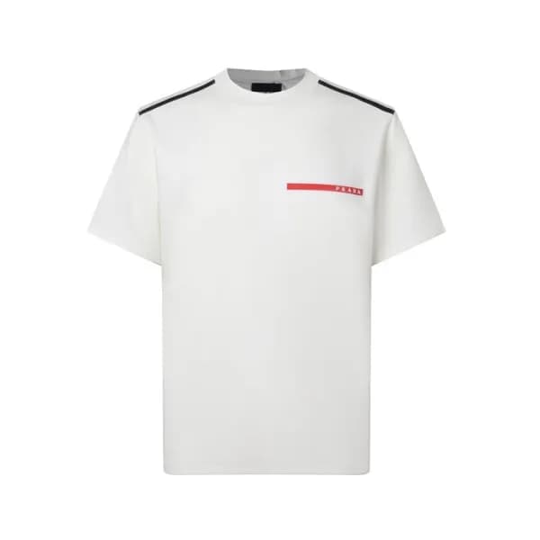 프라다 남성 라운드 반팔티 - Prada Mens Round Tshirt - prc1472… - 1