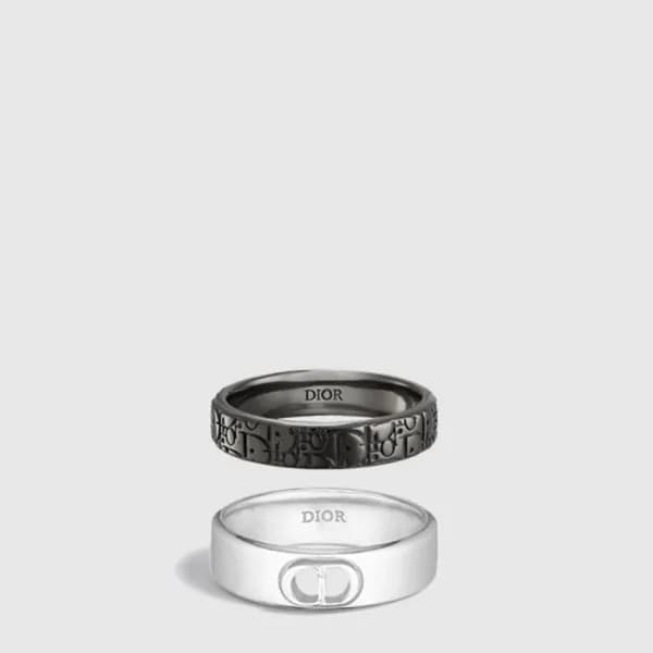 디올 남/녀 오블리크 반지 세트 - Dior Unisex Oblique Ring Set -… - 1