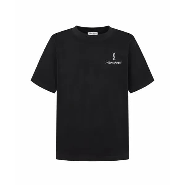 입생로랑 남성 라운드 반팔티 - Saint laurent Mens Round Tshirt … - 1