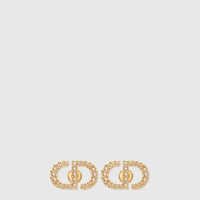 디올 여성 쁘띠 CD 스터드 이어링 - Dior Womens Petit CD Stud Earring - acc9673x - 1