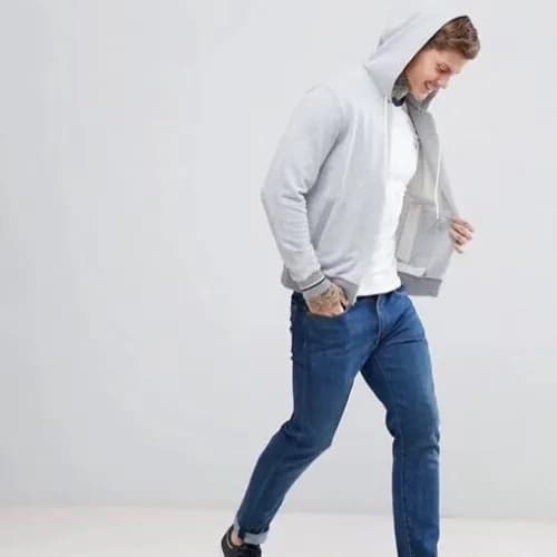 FRED PERRY 2018 MENS ZIP-UP COTTON HOOD TEE - 프레드패… - 1