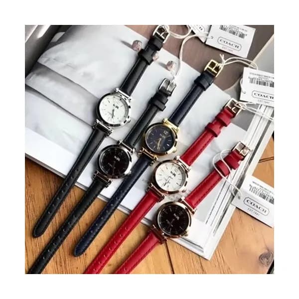 COACH LADIES QUARTZ - 코치 레이디스 쿼츠,5색(블랙+화이트,블랙+블랙,… - 1