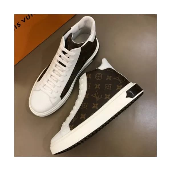 LOUIS VUITTON 2018 MENS LEATHER ANKLE SKEAKERS - 루… - 1