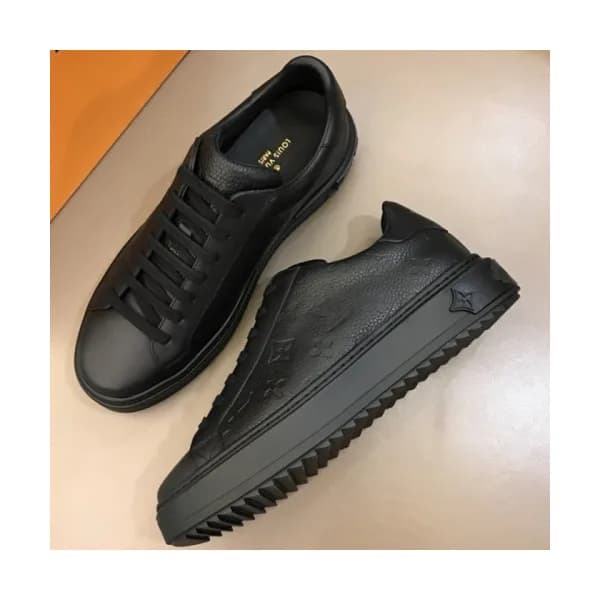 LOUIS VUITTON 2018 MENS LEATHER SKEAKERS - 루이비통 남성… - 1