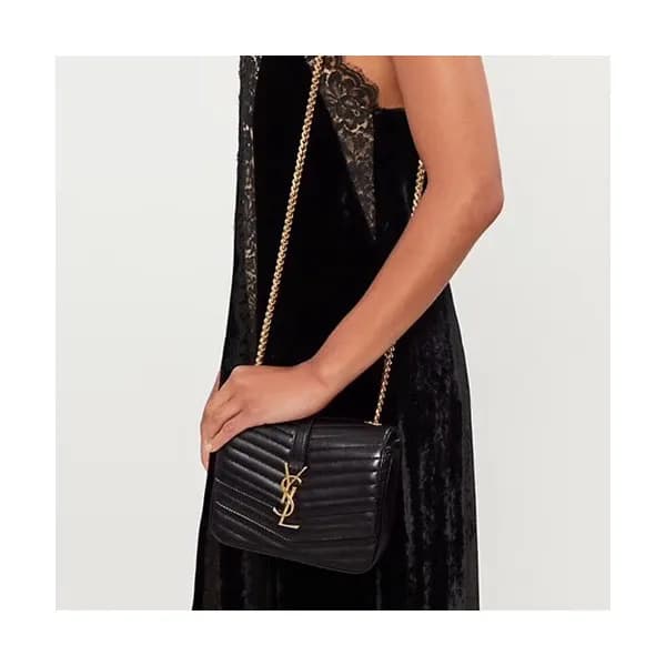 Saint Laurent Women Montaigne Quilting Shoulder Ba… - 1