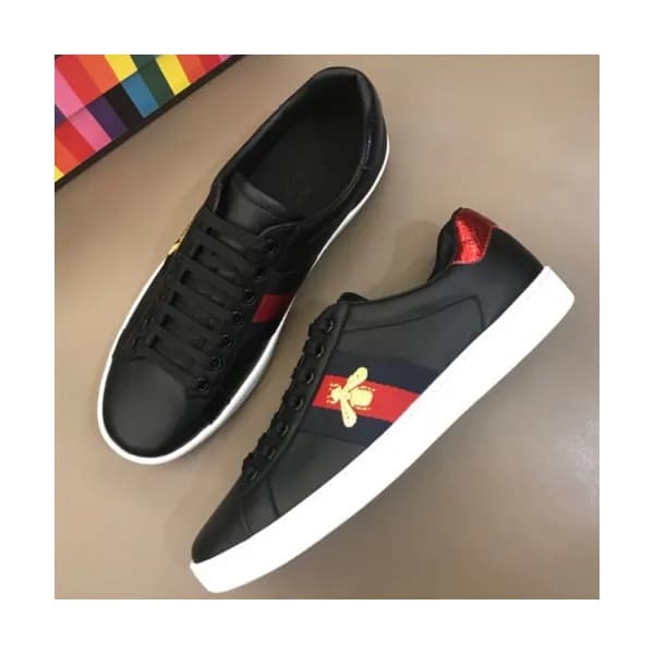GUCCI 2018 MENS LEATHER SKEAKERS - 구찌 남성 레더 스니커즈 G… - 1