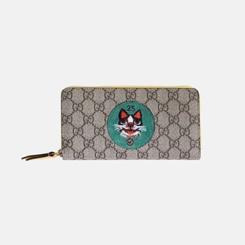 Gucci GG Supreme Long Wallet 506279 - 구찌 GG 수프림 보스… - 1