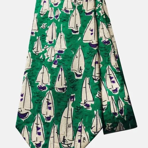 GIVENCHY MENS NECKTIE GREEN - 지방시 남성용 넥타이 그린 - 1
