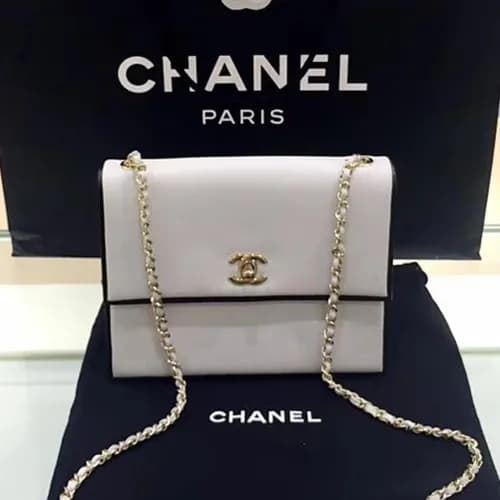 [매장판]Chanel Leather Mini Chain Cross Bag ,19CM - 샤… - 1