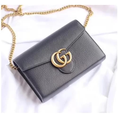 Gucci GG Marmont Chain Shoulder Bag,20CM - 구찌 GG 마… - 1