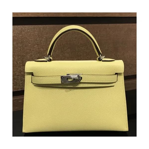 Hermes Mini Kelly 2 Epsom Leather Tote Shoulder Ba… - 1