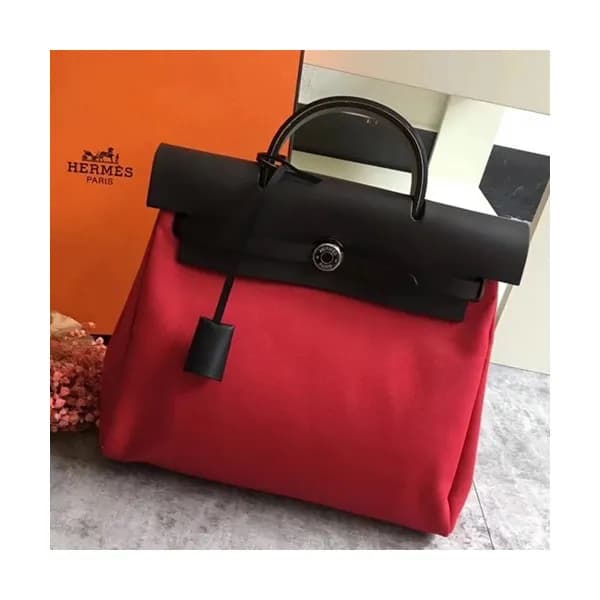 Hermes Herbag-A DOS Canvas Back Pack ,30cm - 에르메스 … - 1