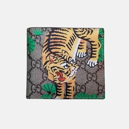 Gucci 2019 Tiger Print GG Supreme Wallet 451465 - … - 1