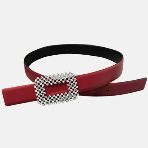 Roger Vivier 2019 Ladies Leather Satin Belt - 로저비비… - 1
