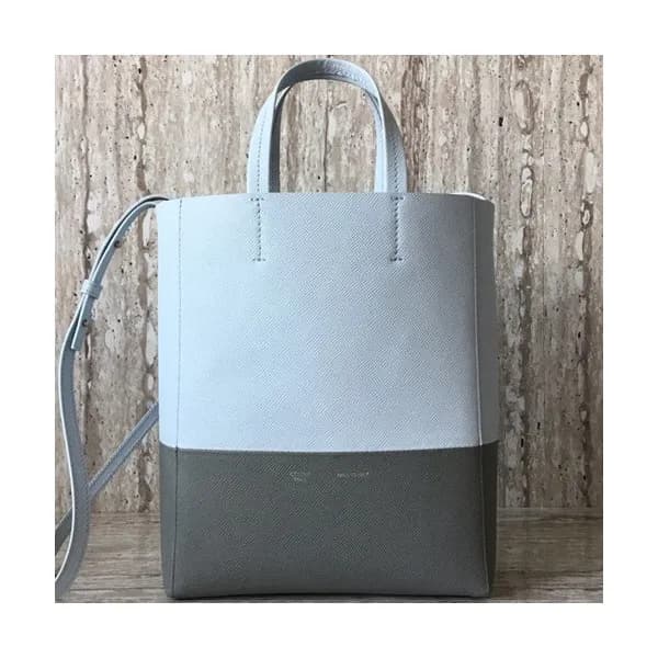 Celine Vertical Cabas Leather Tote Shoulder Bag,27… - 1