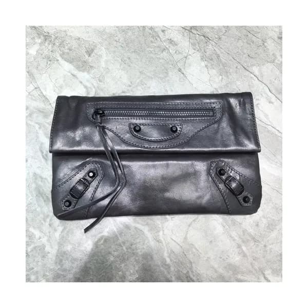 Balenciaga 2019 Leather Clutch Bag,30CM - 발렌시아가 20… - 1