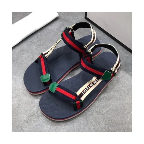 Gucci 2019 Mens Logo Strap Sandal - 구찌 남성 로고 스트랩 샌… - 1