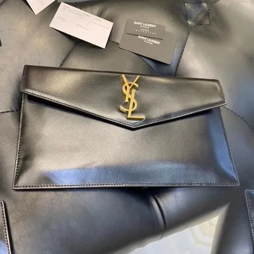 Saint Laurent 2019 Woman Leather Clutch,26CM - 입생로… - 1