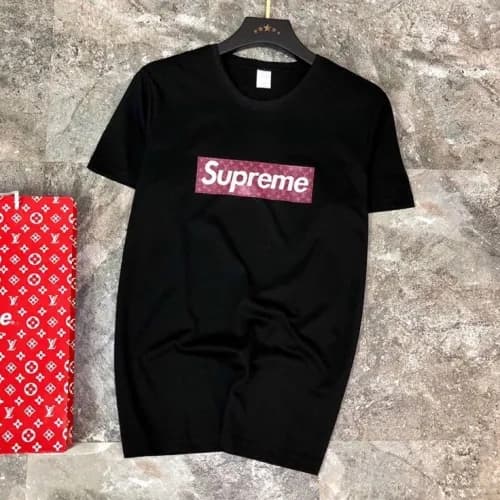 Supreme 2019 Mens Logo Cotton Short Sleeved Tshirt… - 1