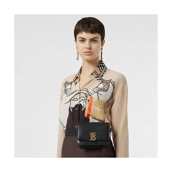 Burberry 2019 Ladies TB Leather Hip Sack , 17cm - … - 1