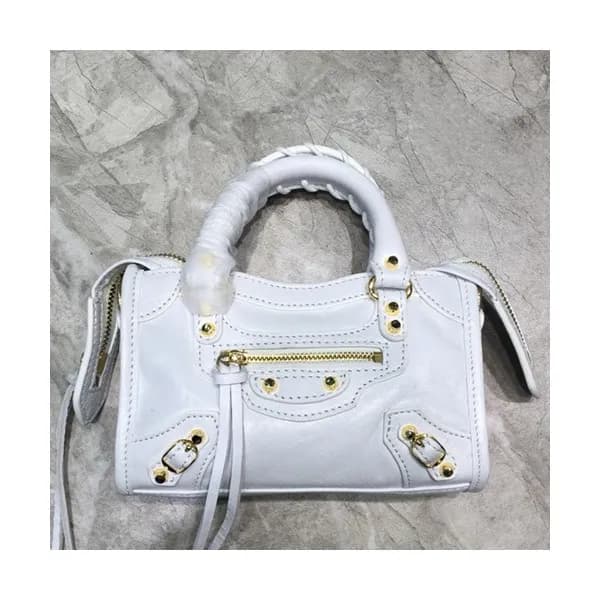 Balenciaga 2019 City Leather Super Mini Tote Shoul… - 1