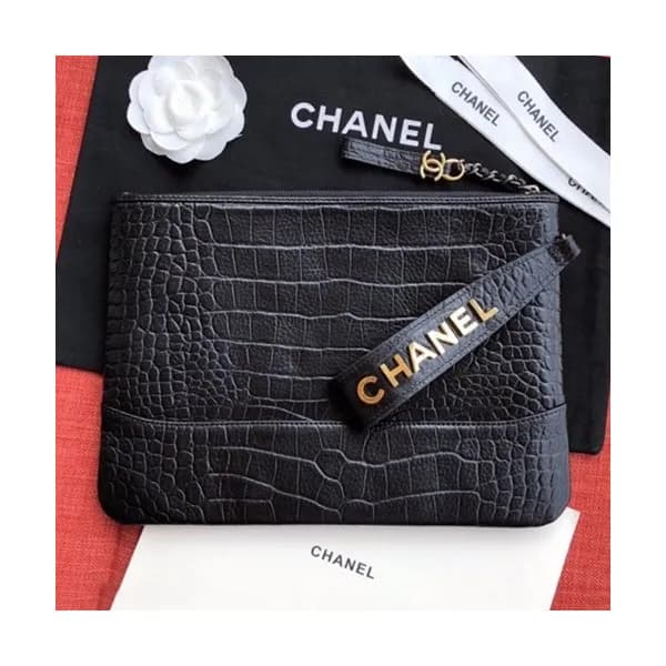 Chanel 2019 Leather Women Clutch Bag ,27.5CM - 샤넬 … - 1