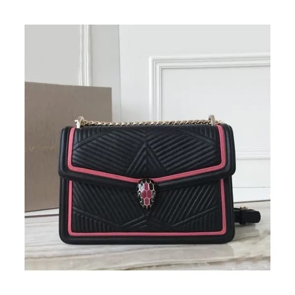 Bvlgari 2019 Serpenti Forever Chain Shoulder Bag,2… - 1