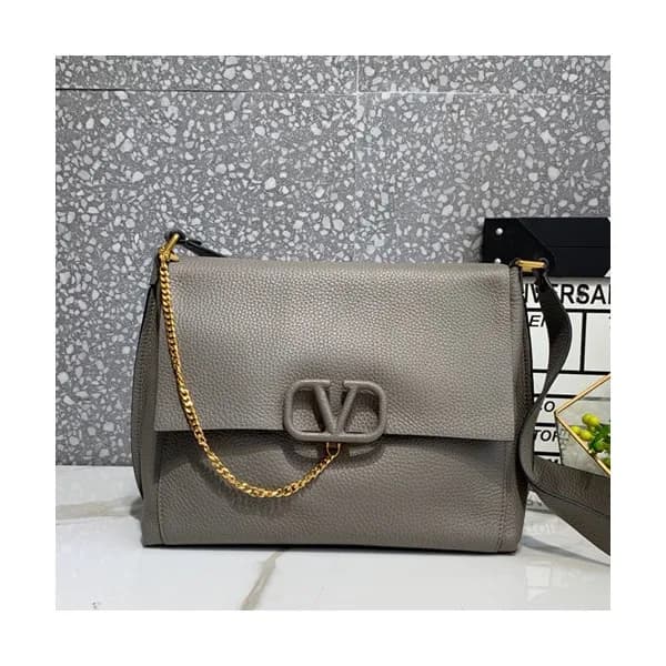 Valentino 2019 Leather Vsling Large Shoudler Bag,2… - 1