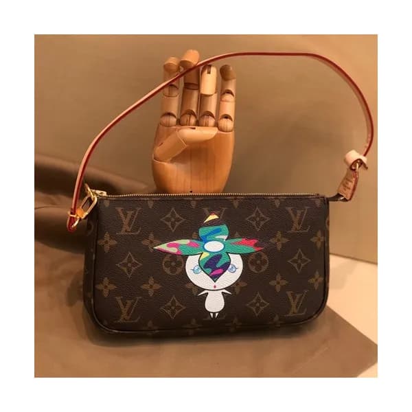 Louis Vuitton 2019 Monogram Canvas Clutch Bag / To… - 1