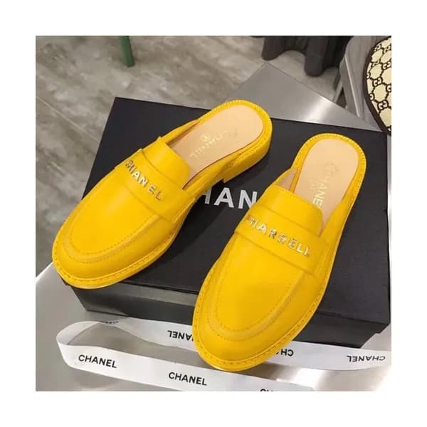 Chanel 2019 Ladies Leather Bloafer Slipper - 샤넬 20… - 1