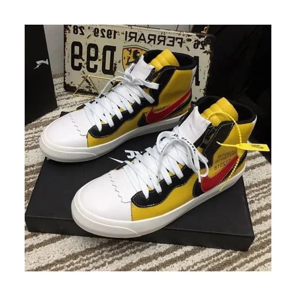 Nike x Air Jordan1 2019 Mens Leather Sneakers - 나… - 1