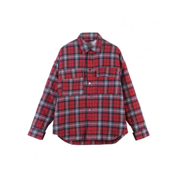 Fear of god 2019 Mens Oversize Minimal Down shirt … - 1