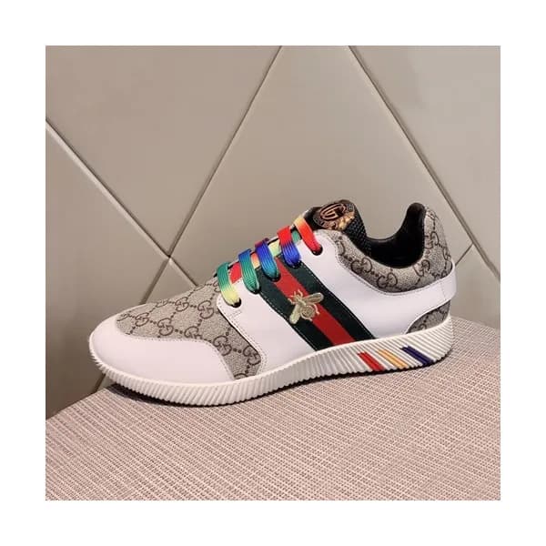 Gucci 2019 Mens Leather Sneakers - 구찌 2019 남성용 레더 … - 1