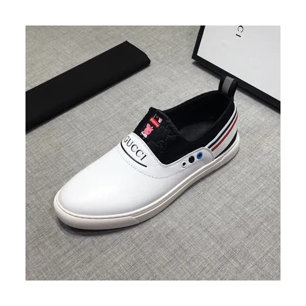 Gucci 2019 Mens Leather Slip On - 구찌 2019 남성용 레더 슬… - 1