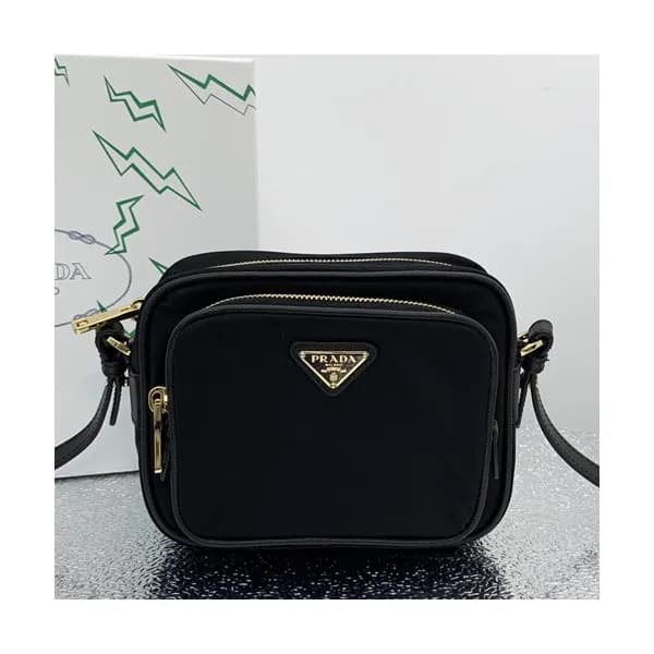 Prada 2019 Camera Nylon Shoulder Bag,14.5cm - 프라다 … - 1