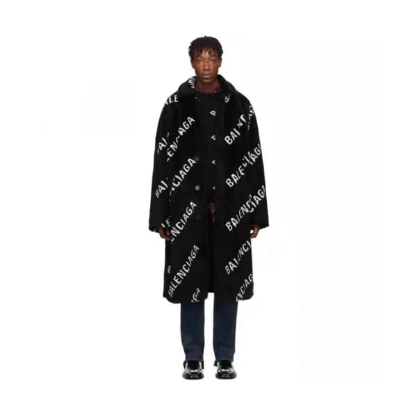 Balenciaga 2019 Mm/Wm Logo Mink Coat - 발렌시아가 2019 … - 1