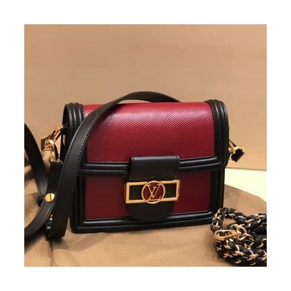 Louis Vuitton 2019 Dauphine Epi Leather Shoulder B… - 1