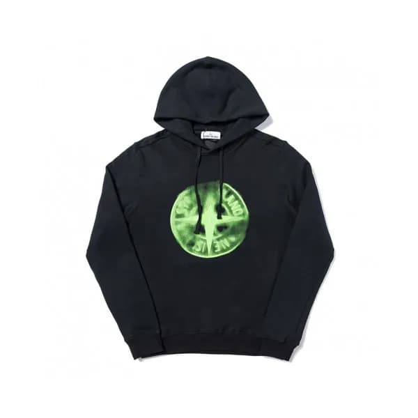 Stone Island 2019 Mens Logo Cotton HoodT - 스톤아일랜드… - 1