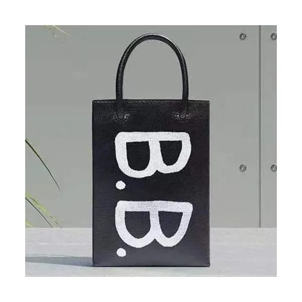 Balenciaga 2019 Leather Super Mini Tote Shoulder B… - 1