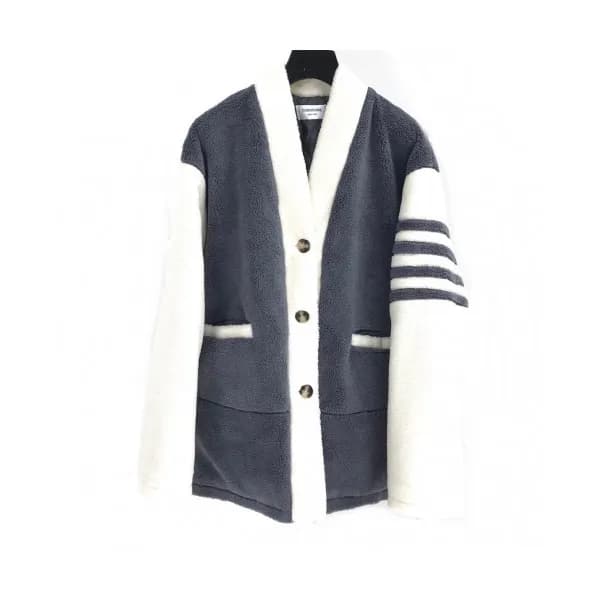[톰브라운]Thom Browne 2020 Mens Classic V-neck Flannel… - 1