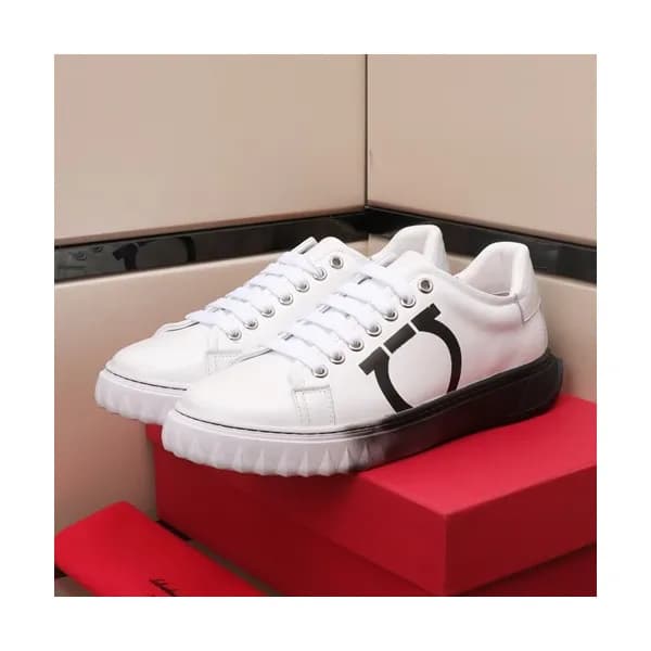 Ferragamo 2019 Mens Leather Sneakers - 페라가모 2019 남… - 1