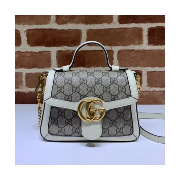 Gucci 2020 GG Marmont Women Mini Top Handle Bag,21… - 1