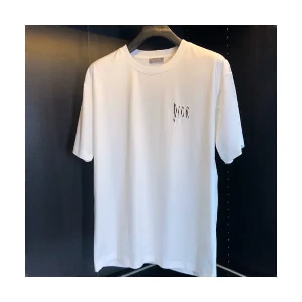 [디올]Dior 2020 Mm/Wm Logo Silket Short Sleeved Tshi… - 1