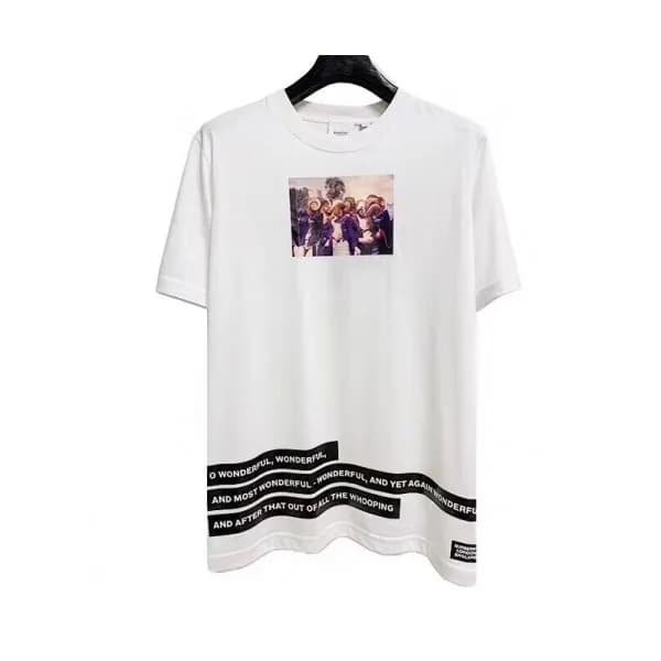 [버버리]Burberry 2020 Mens Logo Cotton Short Sleeved … - 1