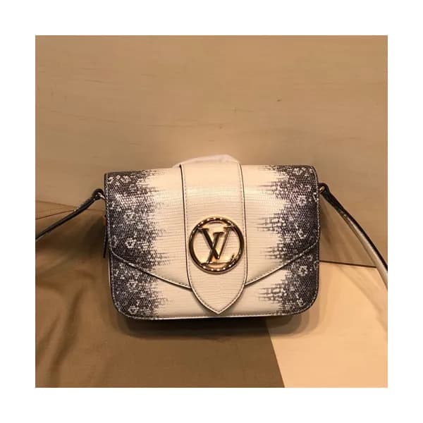 Louis Vuitton 2020 Pont 9 Leather Shoulder Cross B… - 1